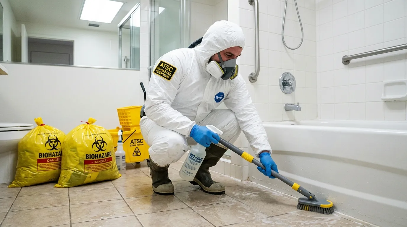 Decontamination equipment deployed for Blood Cleanup in Mid-Cambridge